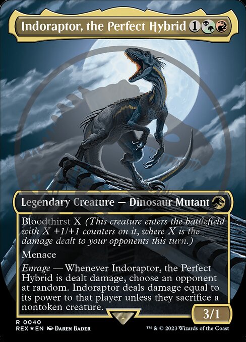 究極のハイブリッド恐竜、インドラプトル（Indoraptor, the Perfect Hybrid）